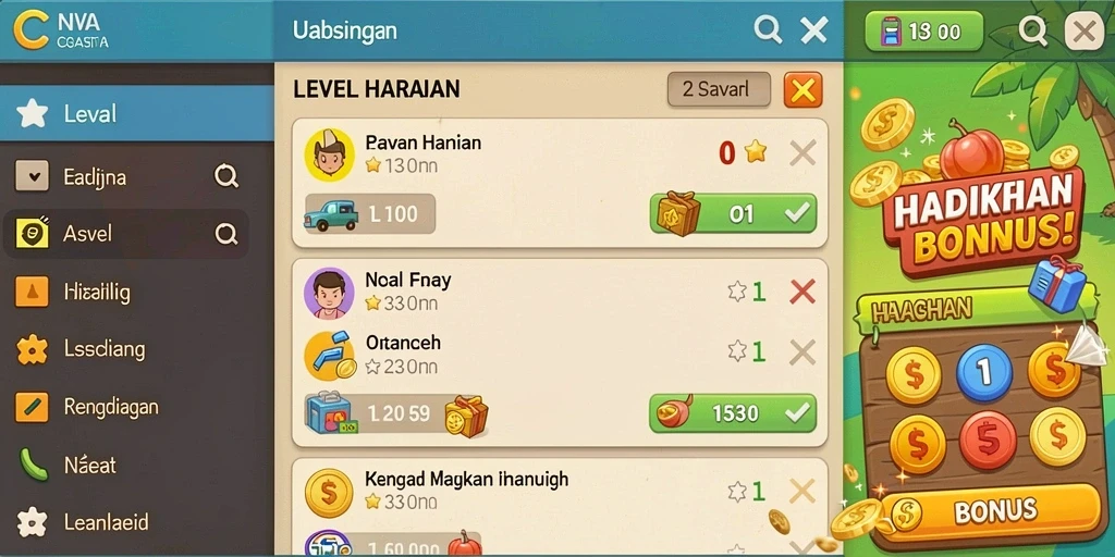 Tampilan awal game ANDARA88 yang menarik.