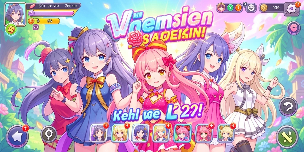 Screenshot menunjukkan karakter utama dalam aksi melawan monster.