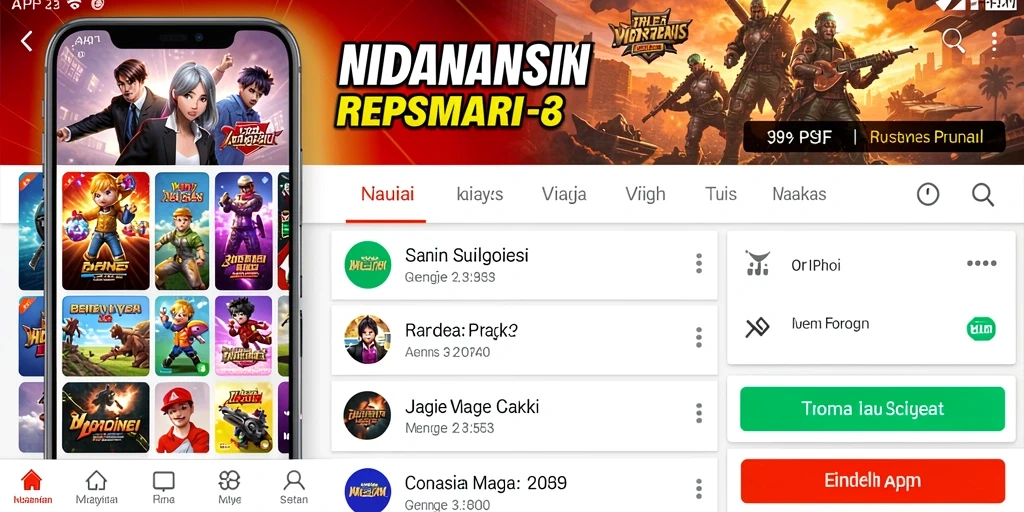Tampilan awal permainan yang menarik.