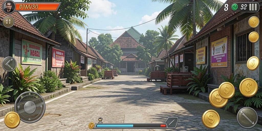 Tampilan karakter yang menarik dan beragam.