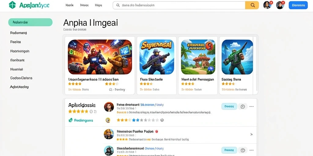 Tampilan awal permainan yang menarik.