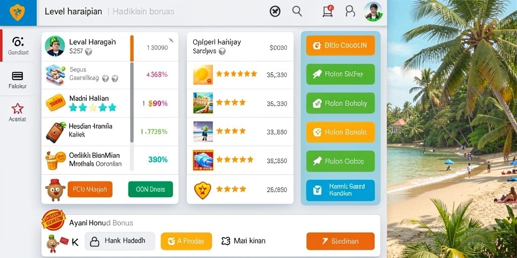 Tampilan antarmuka yang user-friendly dan intuitif.