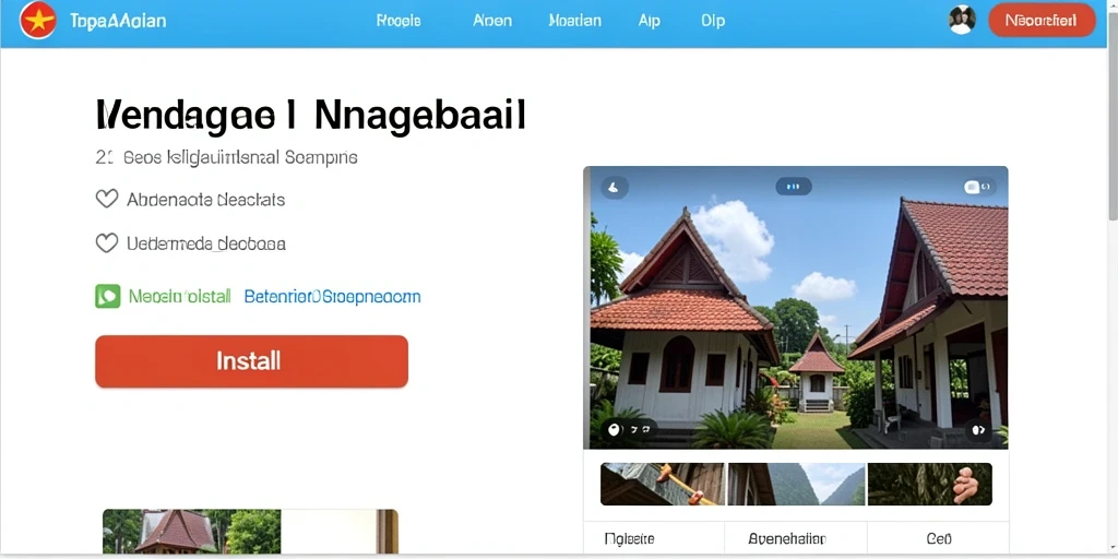 Tampilan menu utama yang menarik dan mudah dinavigasi.