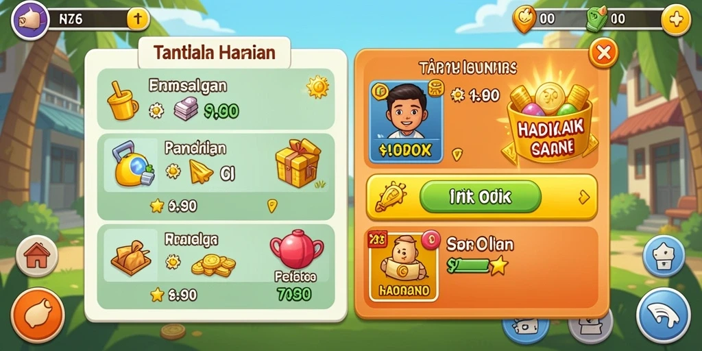 Tampilan antarmuka yang modern dan menarik.